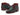Paul Parkman Men's Woven Leather Chukka Boots in Green & Purple