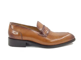 Carrucci Shoes Calfskin Modern Classic Penny Loafer