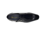 Carrucci Shoes Calfskin Single Monk Strap Loafer