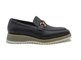 Carrucci Shoes Calfskin Horsebit Slip-On Loafer