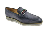 Carrucci Shoes Calfskin Horsebit Slip-On Loafer