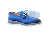 Carrucci Shoes Calfskin Horsebit Slip-On Loafer