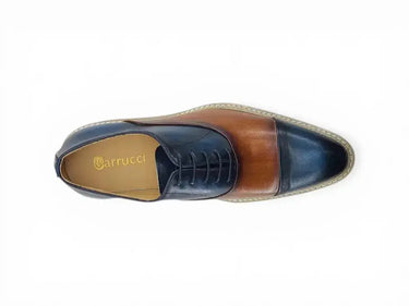Carrucci Shoes Cap Toe Brogue Oxford Dress Shoe