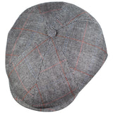 Capas Italian Palermo Newsboy Cap in Grey