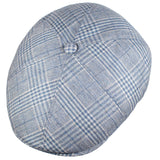Capas Taormina Italian Silk Ivy Cap in Sky Blue