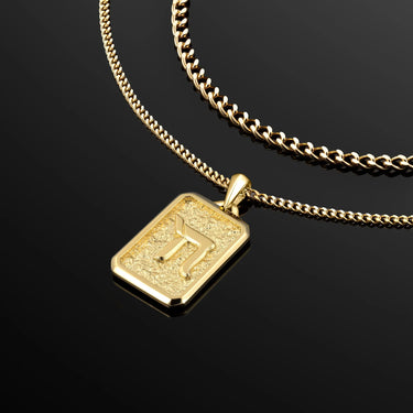 Chai Pendant - 14K Gold — view 3