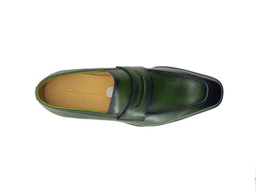 Carrucci Shoes Chic Patina Burnished Penny Loafer