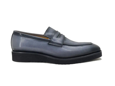 Carrucci Shoes Chic Patina Burnished Penny Loafer