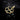 Clover Pendant - 14K Gold Onyx — view 10