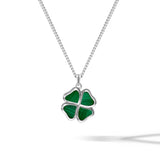 Clover Pendant - Malachite — view 13