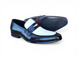 Carrucci Shoes Contrast Two Tone Penny Loafer
