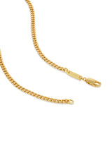 Curb Chain Necklace, 3MM Set - 14K Gold