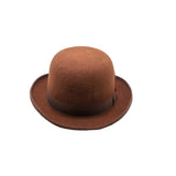 Ferrecci Wool Bowler Hat in Brown