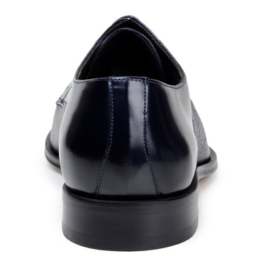 Belvedere Alexander in Navy Premium Italian Deerskin Leather Oxfords