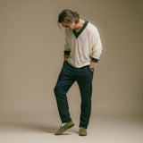 Men's Olive Textured Suede Milano Loafer