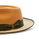 Bellissimo Fox Two Tone in Camel and Silverbelly Wool Fedora