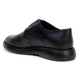 Belvedere Enzo in Black Men's Leather Wingtip Hybrid Oxfords