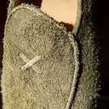 Men's Olive Textured Suede Milano Loafer