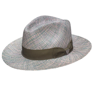 Dobbs Summertime Stroll (Limited Edition) Straw Fedora in Olive Mix