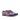 DapperFam Aeron in Denim / Burgundy Men's Hand-Painted Patina Full Brogue in Denim / Burgundy