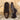 DapperFam Aeron in Navy / Dark Brown Men's Lux Suede & Italian Leather Full Brogue