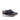DapperFam Aeron in Navy Men's Lux Suede & Italian Pebble Grain Leather Full Brogue in Navy