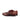 DapperFam Brenno in Burgundy / Black Men's Italian Full Grain Leather Single Monk