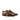 DapperFam Brenno in Herringbone / Brown Men's Sartorial & Hand-Painted Patina Single Monk in Herringbone / Brown