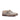 DapperFam Brenno in Light Grey Men's Flannel & Italian Leather Single Monk in Light Grey