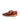DapperFam Brenno in Red / Tartan Men's Sartorial & Italian Pebble Grain Leather Single Monk
