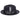 DapperFam Fellini Crushable Wool Fedora in Black
