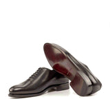 DapperFam Giuliano in Black Men's Italian Leather Whole Cut
