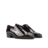 DapperFam Giuliano in Black Men's Patent Leather Whole Cut — Style 5497
