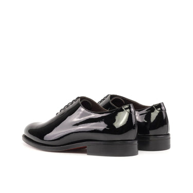 DapperFam Giuliano in Black Men's Super Soft Patent Leather Whole Cut