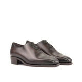 DapperFam Giuliano in Dark Brown Men's Vitello Leather Whole Cut