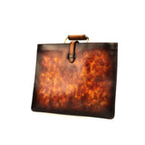 DapperFam Luxe Men's Satchel in Black