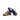 DapperFam Monaco in Cognac / Navy Men's Hand-Painted & Embossed Leather Double Monk