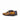 DapperFam Monaco in Cognac / Navy Men's Hand-Painted & Embossed Leather Double Monk
