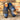 DapperFam Monaco in Navy / Nailhead / Grey Men's Sartorial & Lux Suede & Italian Leather Double Monk