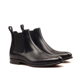 DapperFam Monza in Black Men's Italian Leather Chelsea Boot — Style 2405