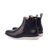 DapperFam Monza in Black Men's Italian Leather Chelsea Boot