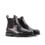 DapperFam Monza in Black Men's Italian Leather Chelsea Boot — Style 5653