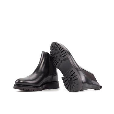DapperFam Monza in Black Men's Italian Leather Chelsea Boot