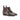 DapperFam Monza in Dark Brown / Burgundy Men's Italian Croco Embossed Leather Chelsea Boot in Dark Brown / Burgundy