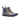 DapperFam Monza in Grey / Navy / Wine Men's Italian Leather & Italian Suede Chelsea Boot in Grey / Navy / Wine