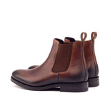 DapperFam Monza in Med Brown Men's Italian Leather Chelsea Boot