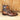 DapperFam Octavian in Brown / Denim Men's Hand-Painted Patina Buckle Boot
