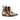 DapperFam Octavian in Brown / Turquoise / Denim Men's Hand-Painted Patina Buckle Boot in Brown / Turquoise / Denim