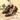 DapperFam Rafael in Tobacco Men's Hand-Painted Patina Oxford