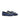 DapperFam Rialto in Jeans / Herringbone / Navy Men's Sartorial & Italian Pebble Grain Leather Monk Slipper in Jeans / Herringbone / Navy